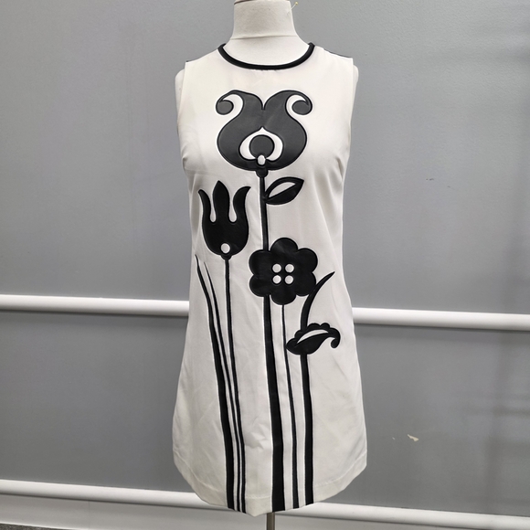 Victoria Beckham for Target Black and White Tulip Mini Dress - Picture 1 of 9